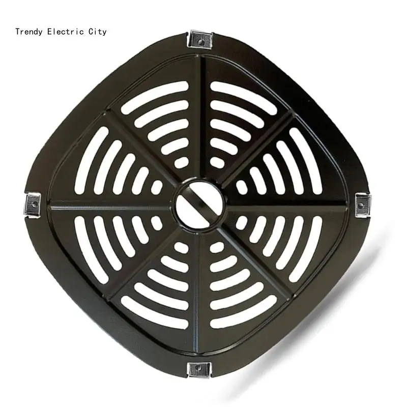 R9CD حصير الطبخ متعدد الوظائف لوحة مقلاة هوائية معدنية لوحة مقلاة الهواء صينية المقلاة الهوائية