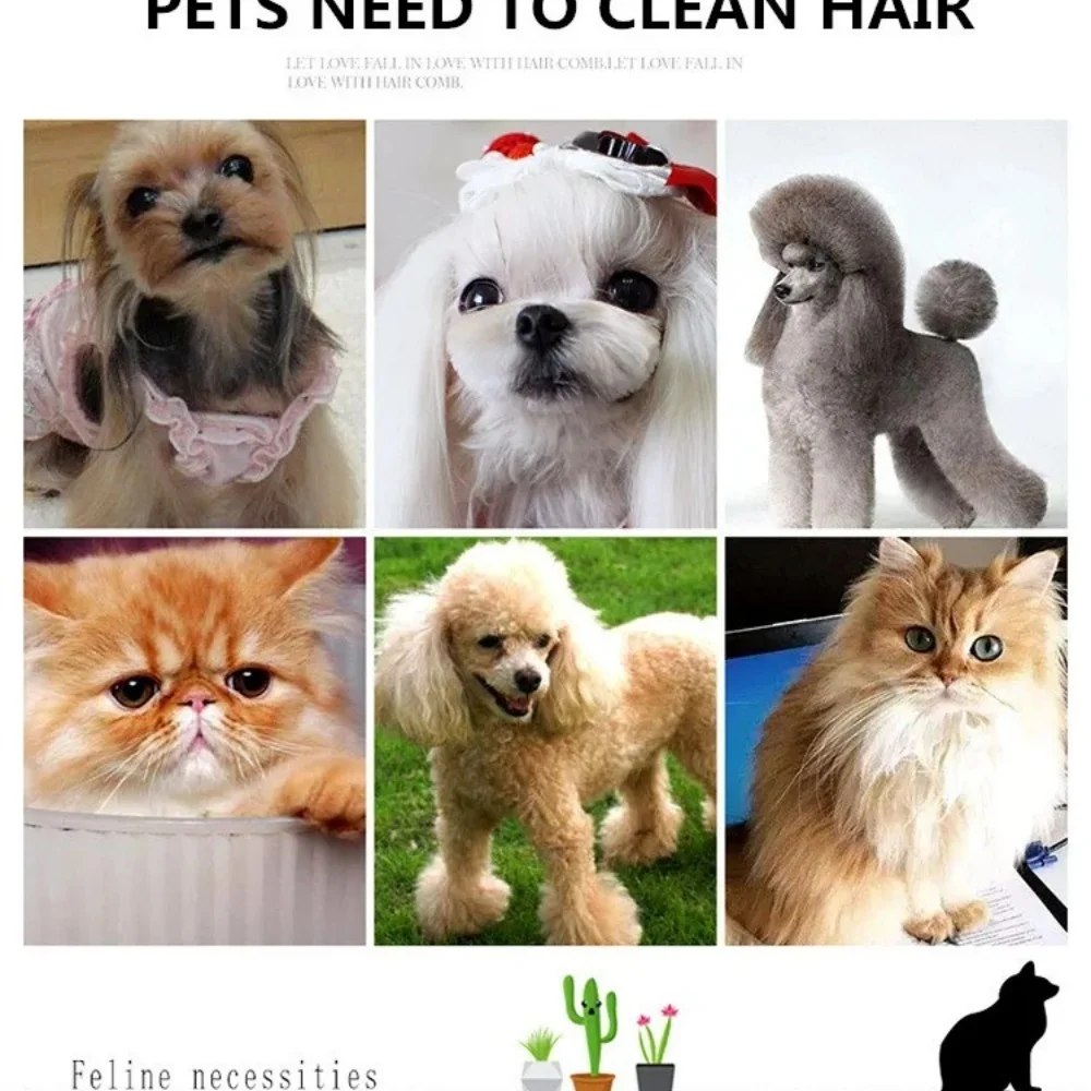 Pet Fur Grooming Gloves Universal Cat Dog Comb Bathing Brush For Cats Hair Removal Massage Soft Bristles Pet Cleaning Supplies - Image 5