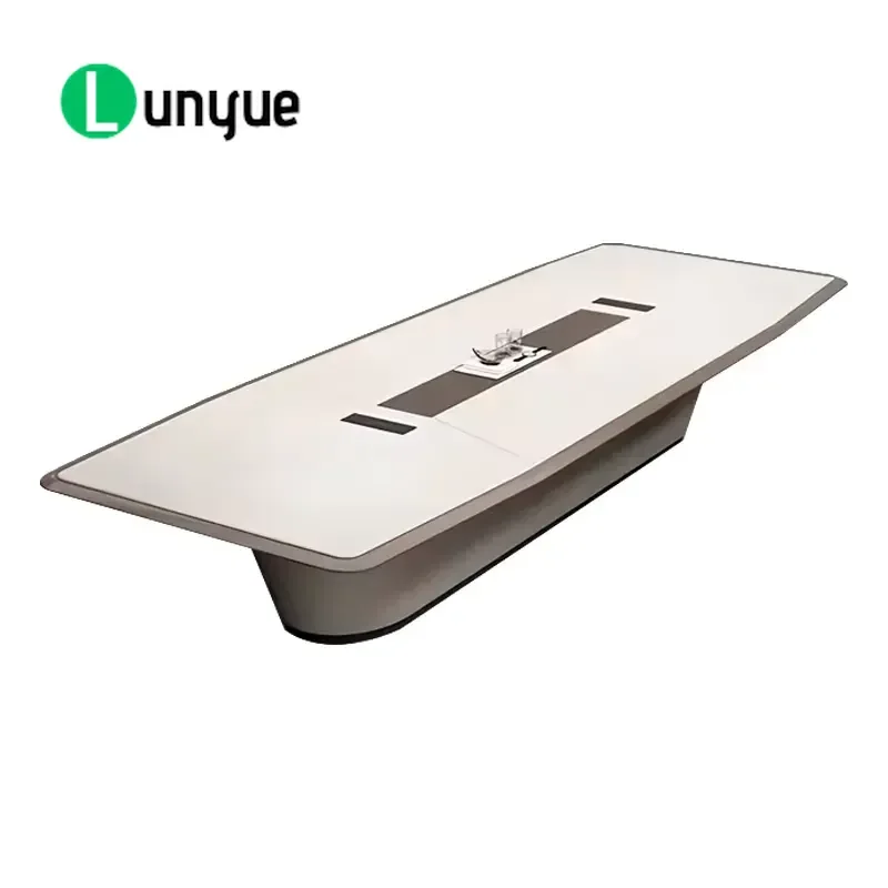 Luxury Painted Office Conference Table Modern High-end Boss Desk Meeting Table for Business Executive Workspace Durable
