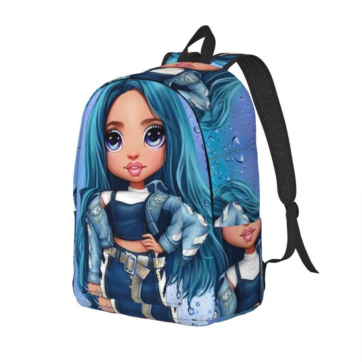 Regenbogen High Skylar Bradshaw Rucksack Middle High College Schüler Bücher tasche Teenager Leinwand Daypack Sport