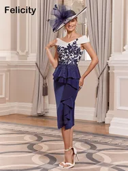 Exquisite Mother of the Bride Dresses 2025 Mermaid Customized Off the Shoulder Wedding Guest Dress Appliques Beading