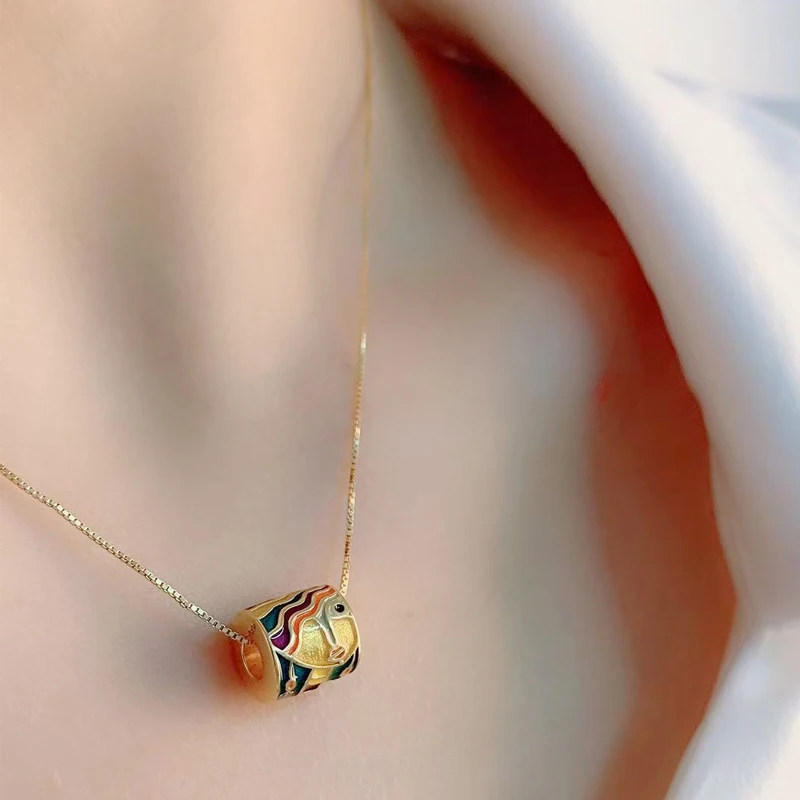 Sumni S925 Silver Earrings Abstract Art  Enamel Drip Glaze Girls Simple Fashion Jewelry  out Winter Collection
