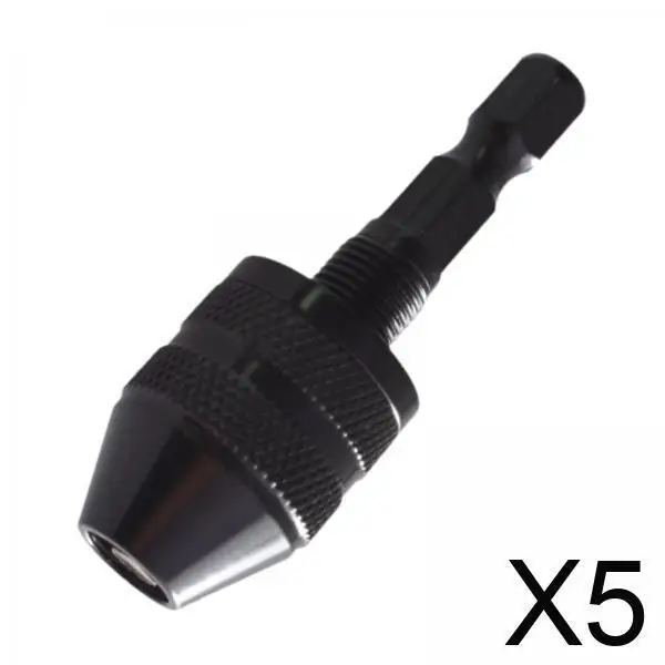 電動ドライバー用高精度ドリルチャックアタッチメント 5個