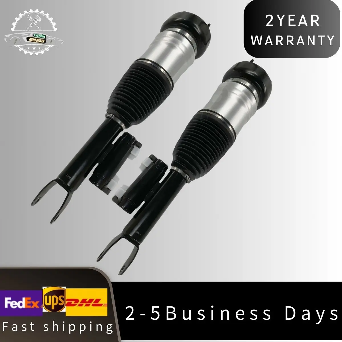 

2X Front Air Suspension Struts ADS Fit Mercedes Benz W205 C-Class 2WD 2013-2020