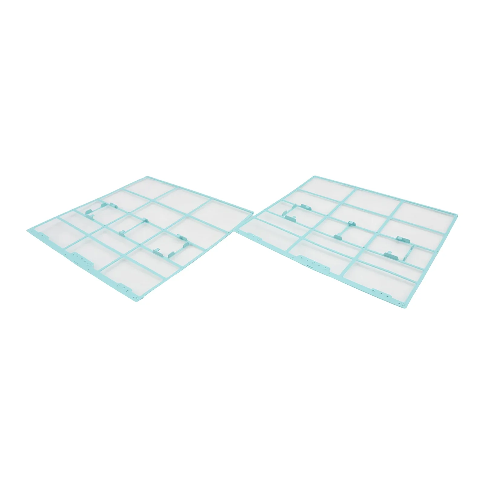 2pcs air conditioner filter accessories with hanging dust screen for indoor units to prevent dust and maintain optimal airflow