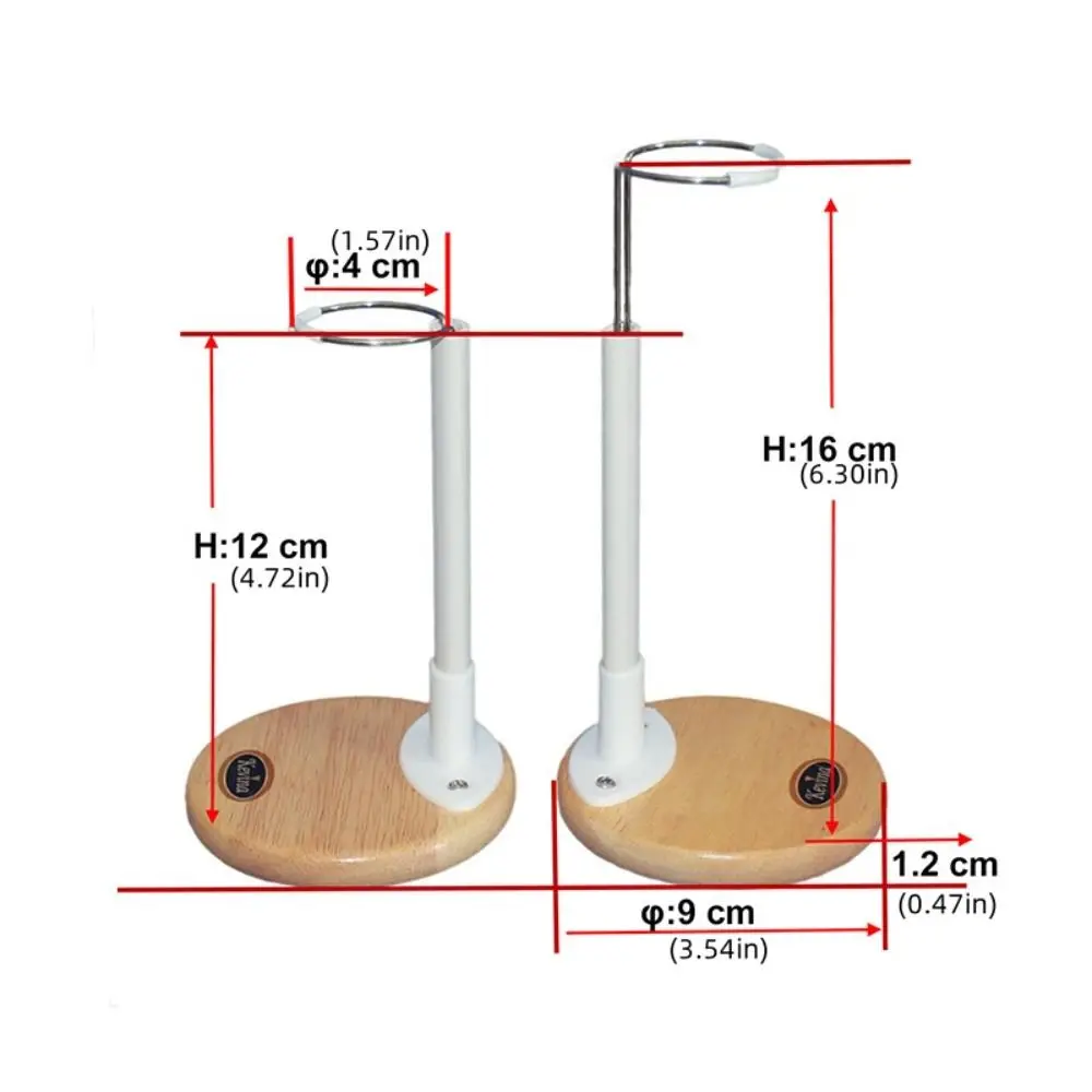 Wooden Base Doll Stands Plastic Support Organizer Bracket Doll Display Holder Adjustable Figure Models Action Figure Stand - Image 4