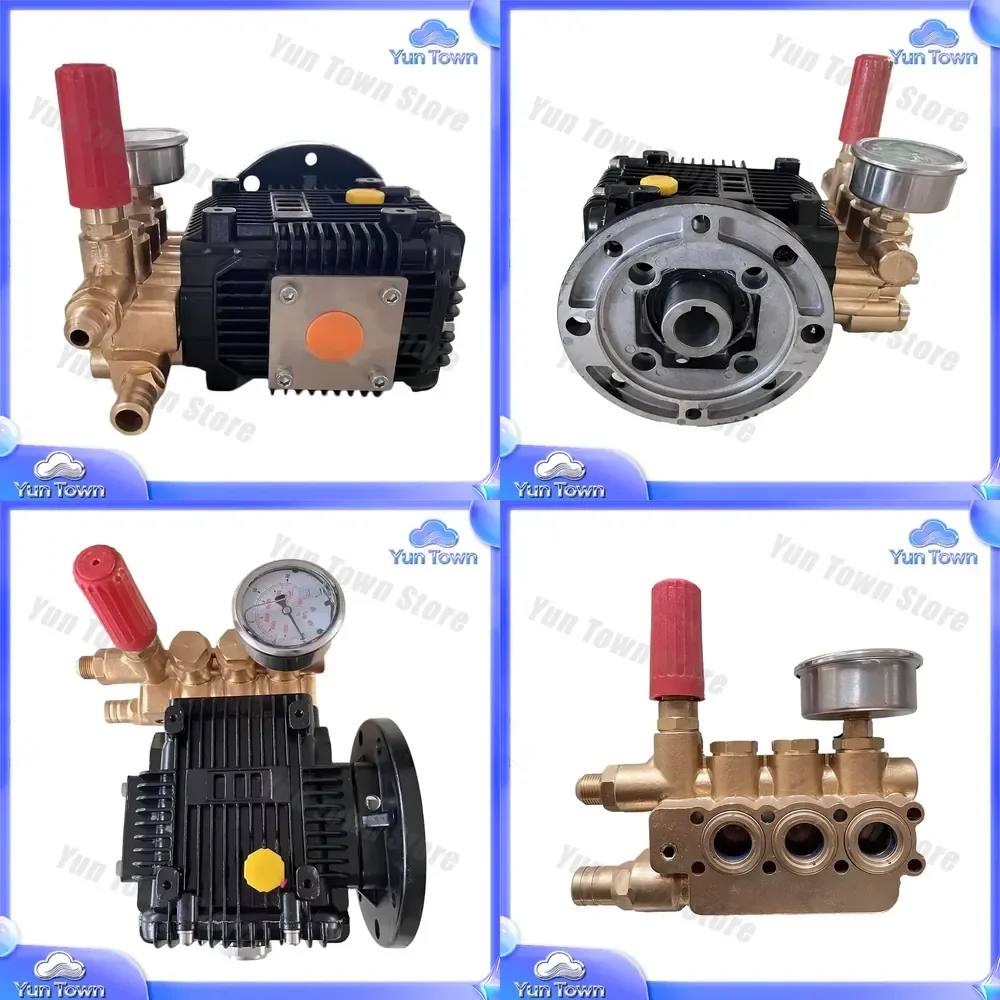 High Pressure Cleaner Pump Head for 300 Bar Pressure Washer Adjustable Replacement Part for High Pressure Cleaning Equipment