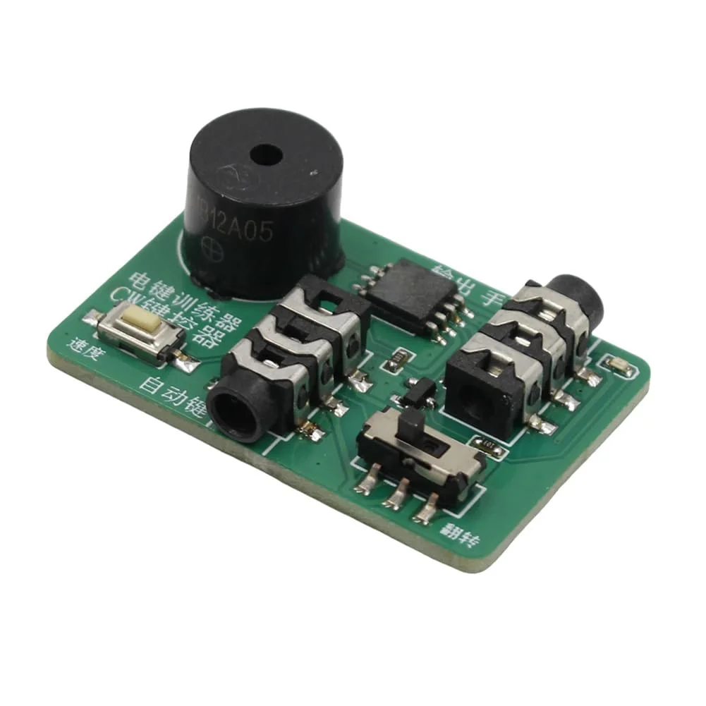 Green For CW Trainer And Keyer Handheld Automatic Key Controller For Morse Code Practice And Radio Communication Development Kit