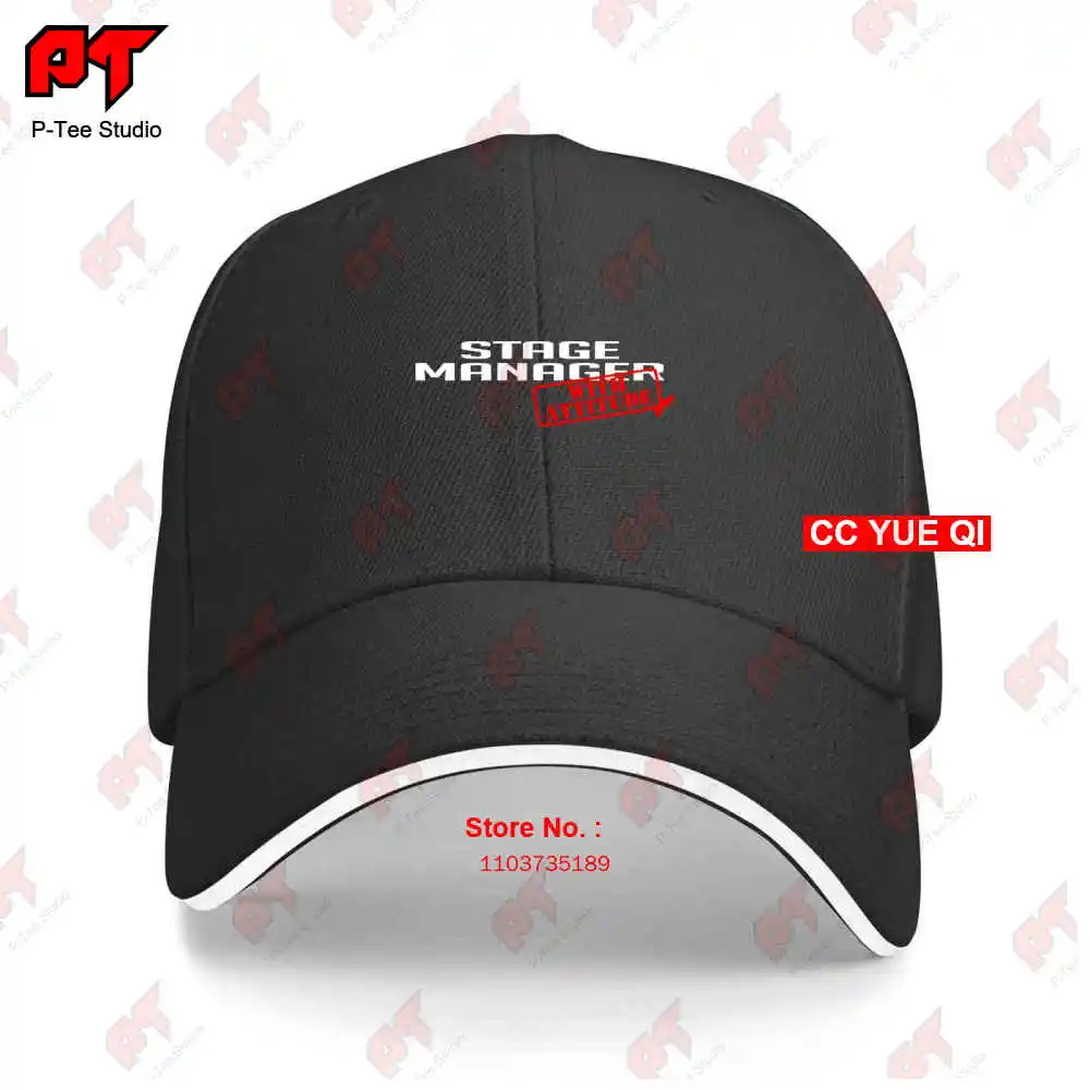 Stage Manager With Attitude Stamp Baseball Caps Truck Cap 8S94