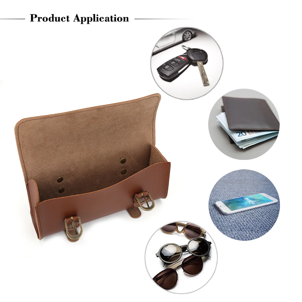 B Soul Retro Style Artificial Leather Bicycle Front Frame Bag Bike Pouch Cycling Accessory