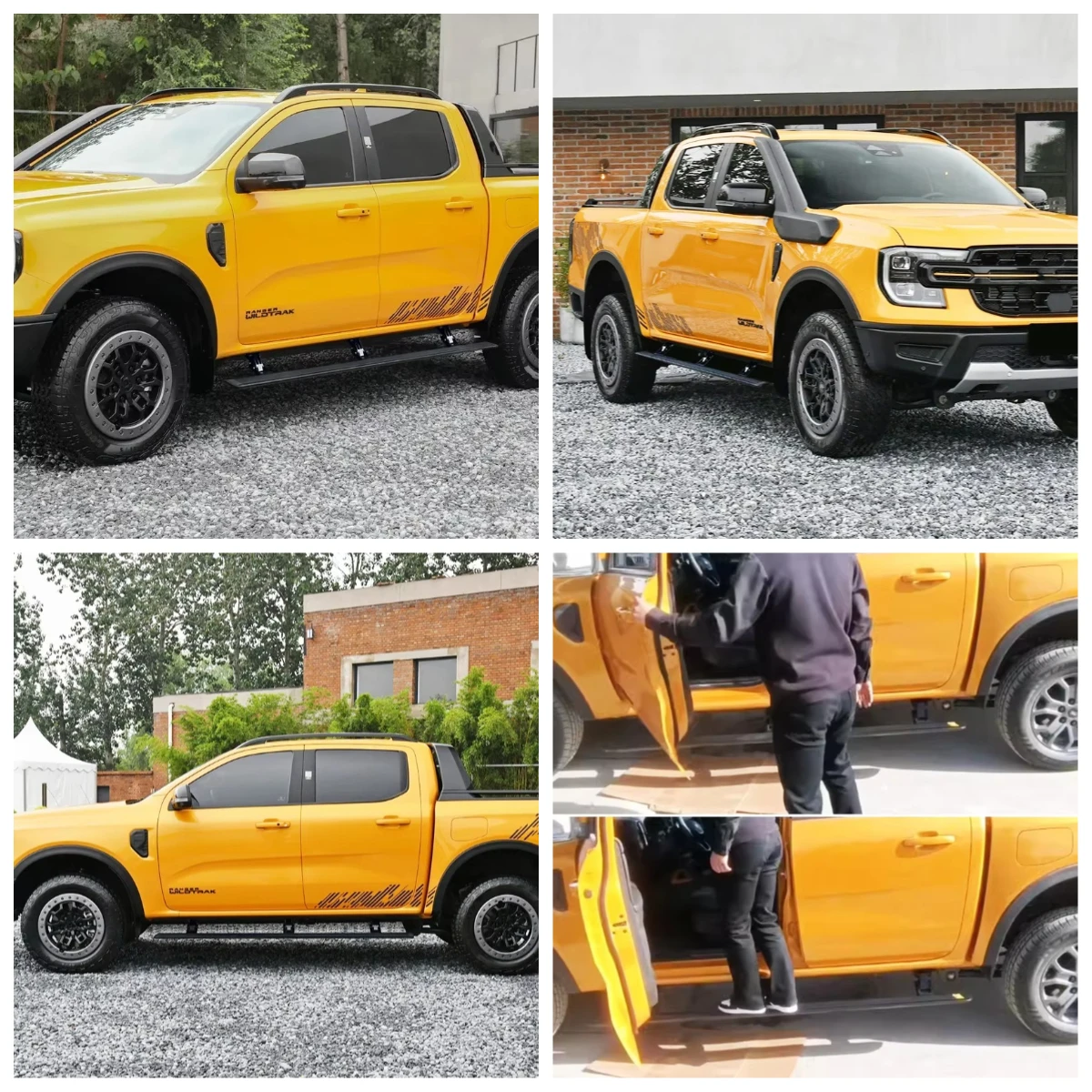 

Автоматические электрические выдвижные подножки STLF для Ford Ranger Crew Cab 2019-2024