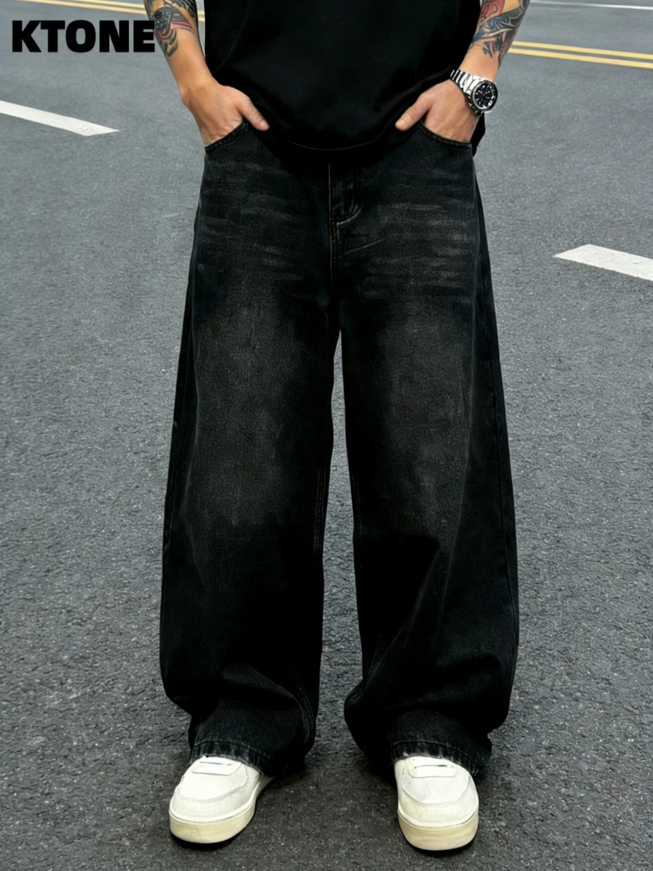 

Мужские рабочие брюки в винтажном стиле с широкими штанинами для круглогодичной носки, для старых сталелитейных заводов, проверенный подарок