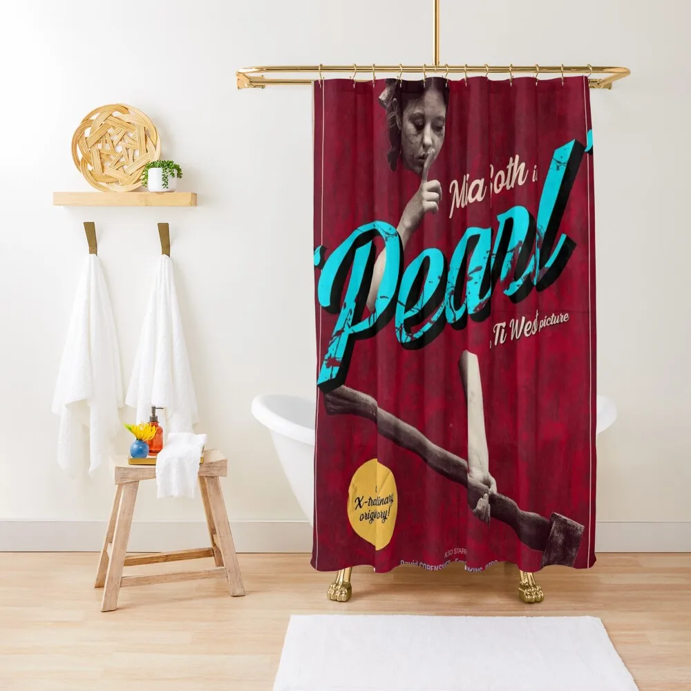 

Pearl - A24 Shower Curtain Waterproof Bathroom Shower In The Bathroom Waterproof Fabric Shower Window Curtain