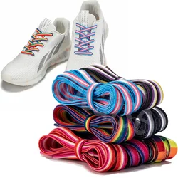 Lacets lumineux arc-en-ciel pour baskets, Lacets lumineux colorés, Longs, LGBTQ, Bisexuel, Lesbienne, Gay, Non binaire, Transgenre, Asexuel