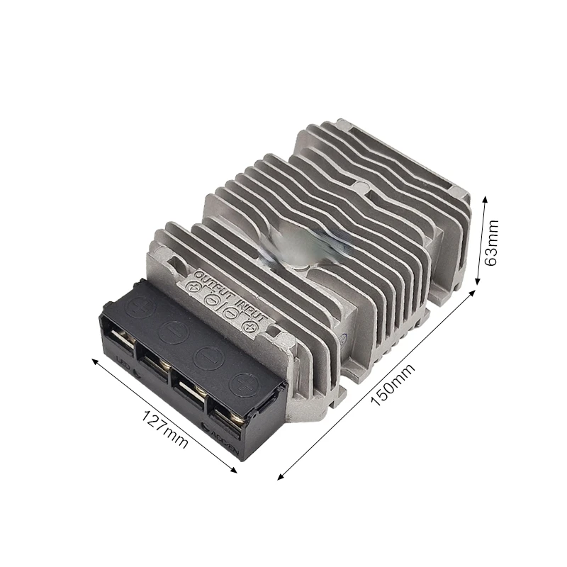 

48V to 12V/24V high-power vehicle mounted DC converter 60A DC-DC step-down module waterproof and dustproof