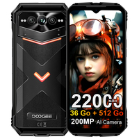 Doogee V Max Plus Rugged Smartphone 22000mAh 36GB(16+20) 512GB 200MP Camera 6.58\