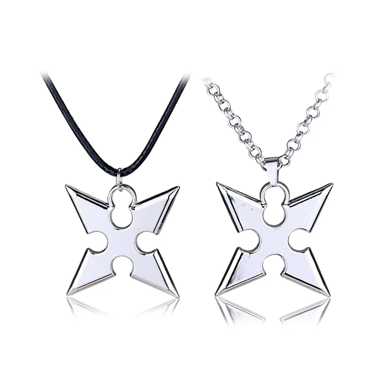 Creative Kingdom Hearts Cosplay Necklace Cartoon Movie Sora X Pendants Darts Rope Chain Men's Jewelry Accessories Gifts
