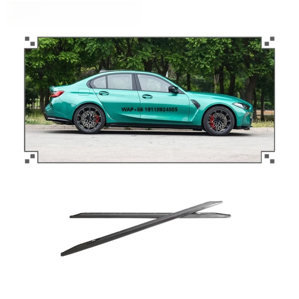 Factory Customized Carbon Fiber Side Skirts for  M3 G80 G81 Side Skirts Extensions