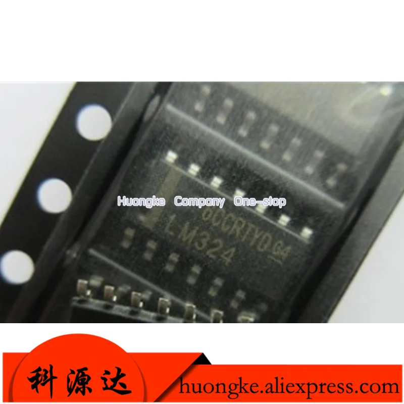 10PCS -100PCS/LOT  LM324D LM324 LM324DT LM324DR LM324DR2G  SOP-14 SOP14 OPERATIONAL AMPLIFIERS