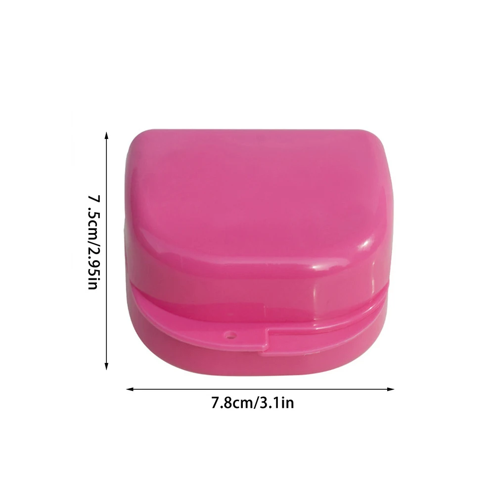 1 Pasang Kawat Gigi Palsu Trendy Warna-warni Dekorasi Gigi Sementara dengan Kawat Logam & Braket Pengikat Ortodontik