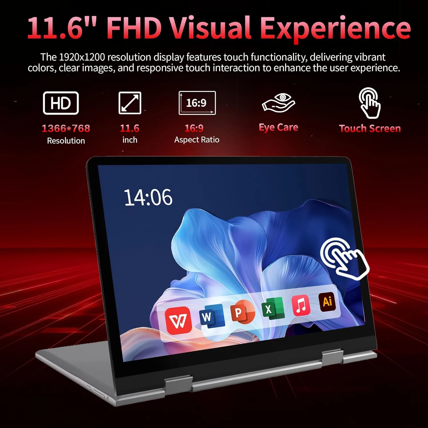 11.6' Portable 2 in 1 Mini Lap - Khadas Vim4 8Gb recension och pris