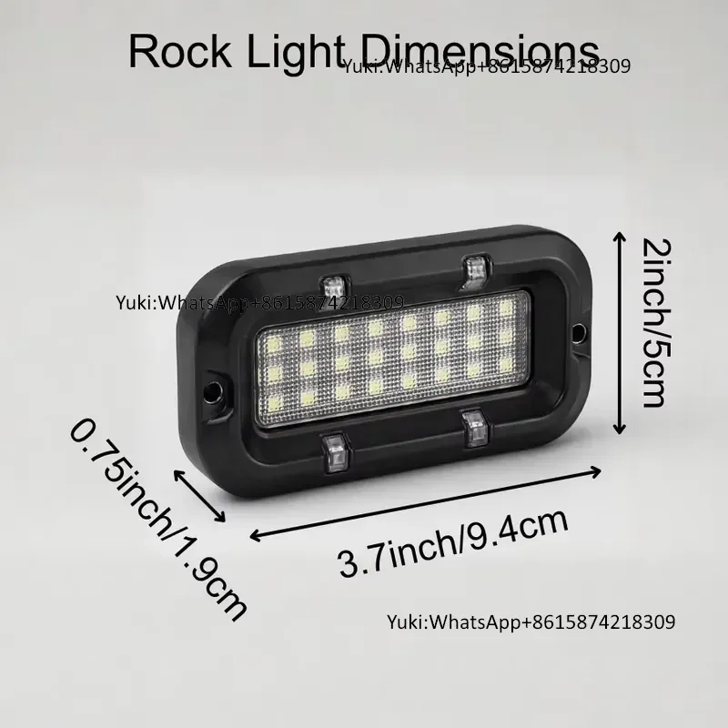 Universal LED Rock Lights for Talaria XXX Chassis Underglow Light Kit with Handlebar Control Switch Waterproof Moto Decor view 4