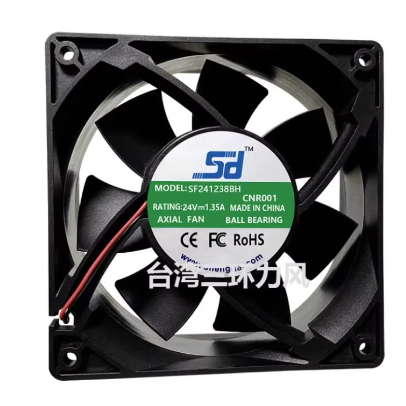 

SF 241238 BH DC 24 В 1,35 А 120x120x38 мм 2-проводной охлаждающий вентилятор для сервера