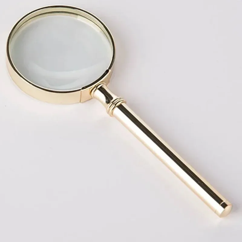 

70mm 20X Handheld Reading Magnifier Portable Magnifying Glass for Jewelry Antique Elderly Reading High Magnification Lens Loupe