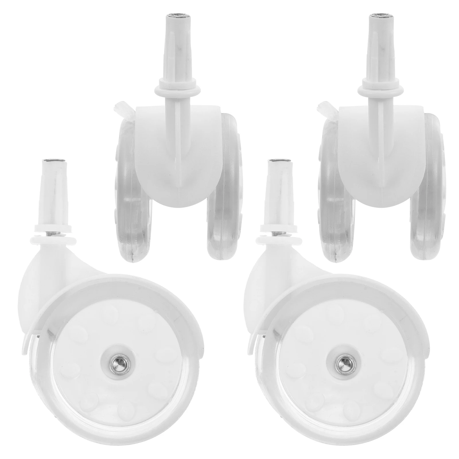 

4 Pcs Baby Walker Wheels Replacement Strollers Casters Smooth Safe Universal Compatibility Furniture Standing