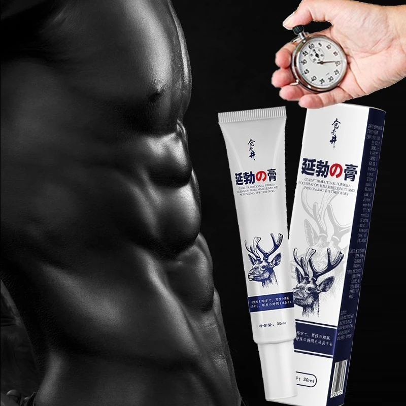 رجل يدوم طويلاً 60 دقيقة كريم تكبير القضيب وقت الجنس تمديد تأخير هلام للذكور الاستخدام الخارجي مكافحة سرعة القذف