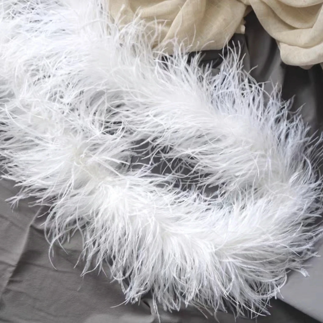 180-200CM Long 4ply Thick 13-15cm Ostrich Feather Boa, Custom Colors