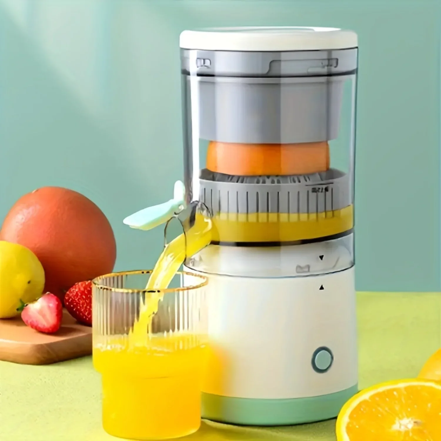 Portable Multifunctional Juicer - Automatic Juicing & Separation, Fresh Orange Juice Cup, USB Charging - Kitchen Gadget