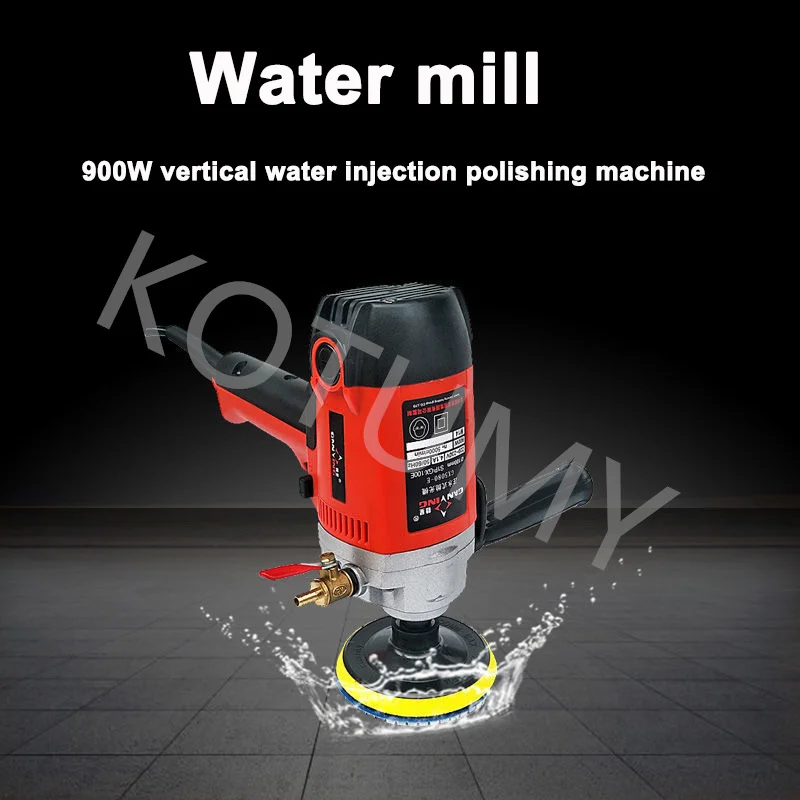 900W 220V  Water Mill Electric Water Injection Sander Polisher Marble Granite Concrete Stone Wet Polisher Equipment