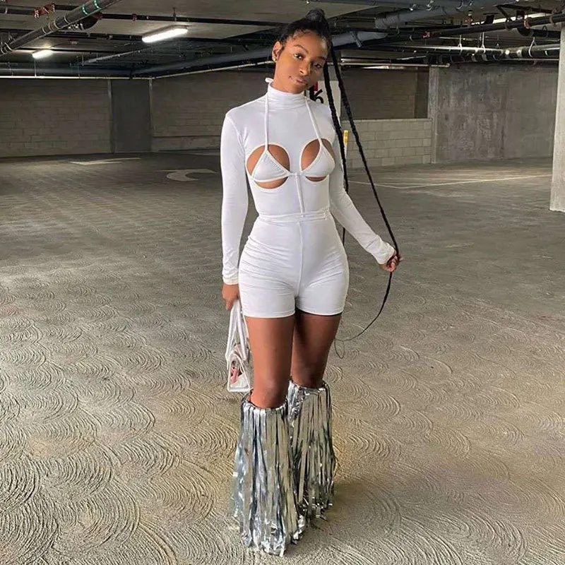 faionable-casual-street-sle-color-long-sve-hollow-out-jumpsuit-tank-top-set-women's-sportswear-summer-2024