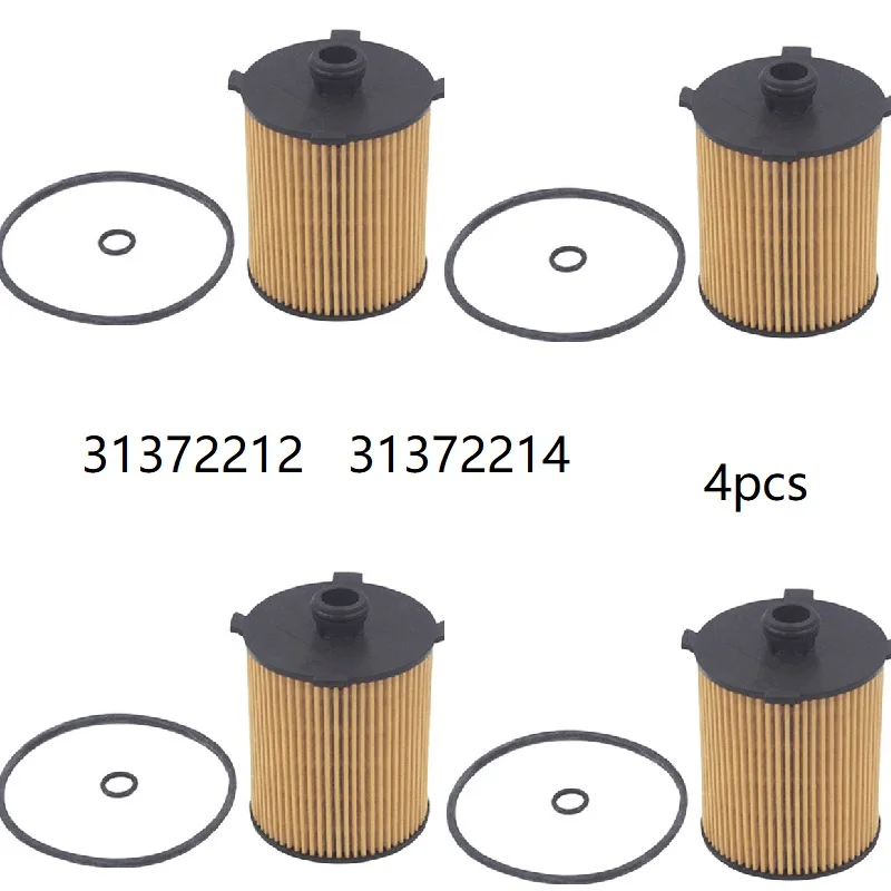 

4 шт. масляный фильтр 31372212 для VOLVO S60 S80 S90 V40 V60 V90 XC40 XC60 XC70 XC90 B3 B4 B5 B6 D3 D4 T4 T5 T6 T8 31372214 32140029