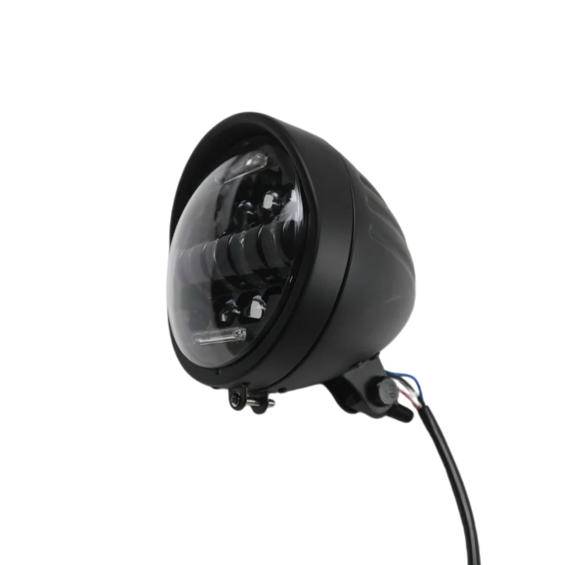 

Мотоциклетные фары, светодиодные фары дальнего/ближнего света, передние ретро-светильники для Harley Honda Suzuki Yamaha Cafe Rcer Chopper