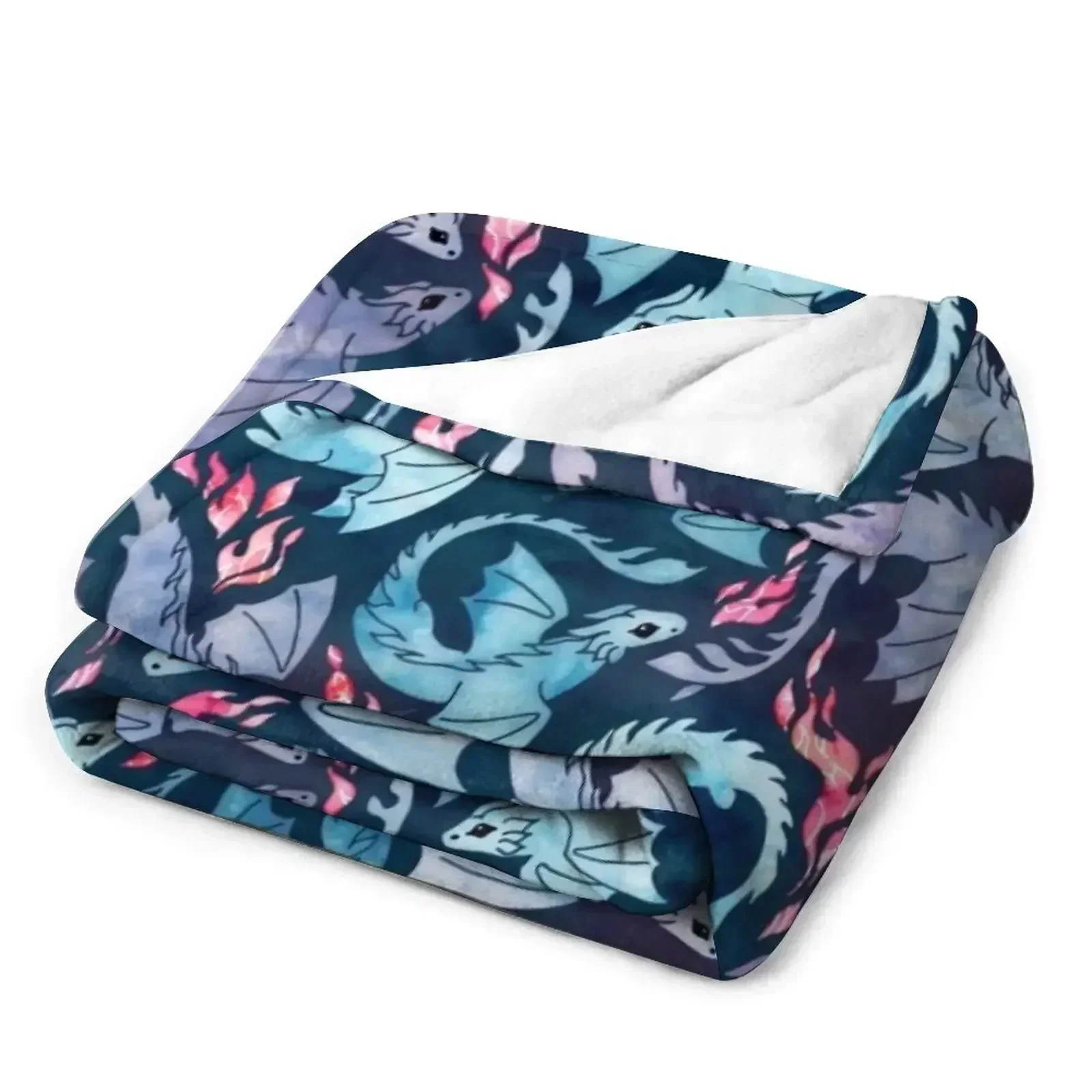 Dragon Fire Dark 430 et Purple Throw Blanket, Couvertures de canapé pour bébé, Couvertures de lit