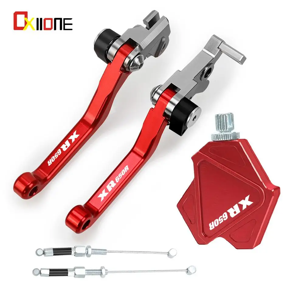 

For HONDA XR650R XR 650 R 2000-2006 2005 Motocross Foldable Brake Clutch Levers Dirt Bike Stunt Clutch Easy Pull Cable System
