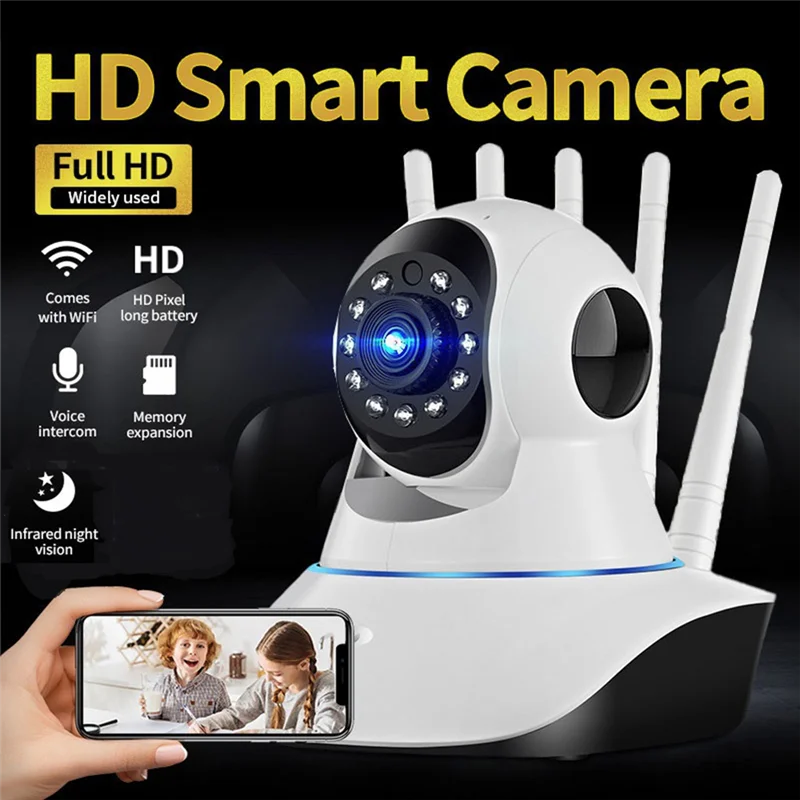 RALCA-HD Telecamera IP wireless da 3 MP CCTV Telecamera WIFI PTZ Protezione di sicurezza Smart Autotrack Baby Monitor