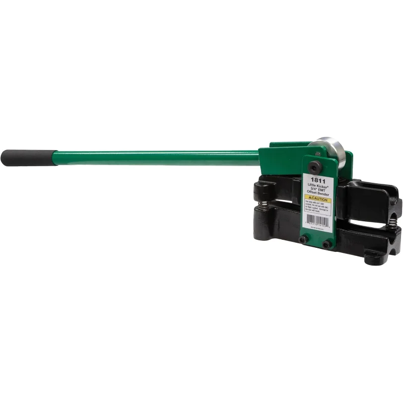

shelves. 1811 Little Kicker Offset Hand Bender for 3/4" EMT Conduit, Silver/Green Rebar Cutters & Benders