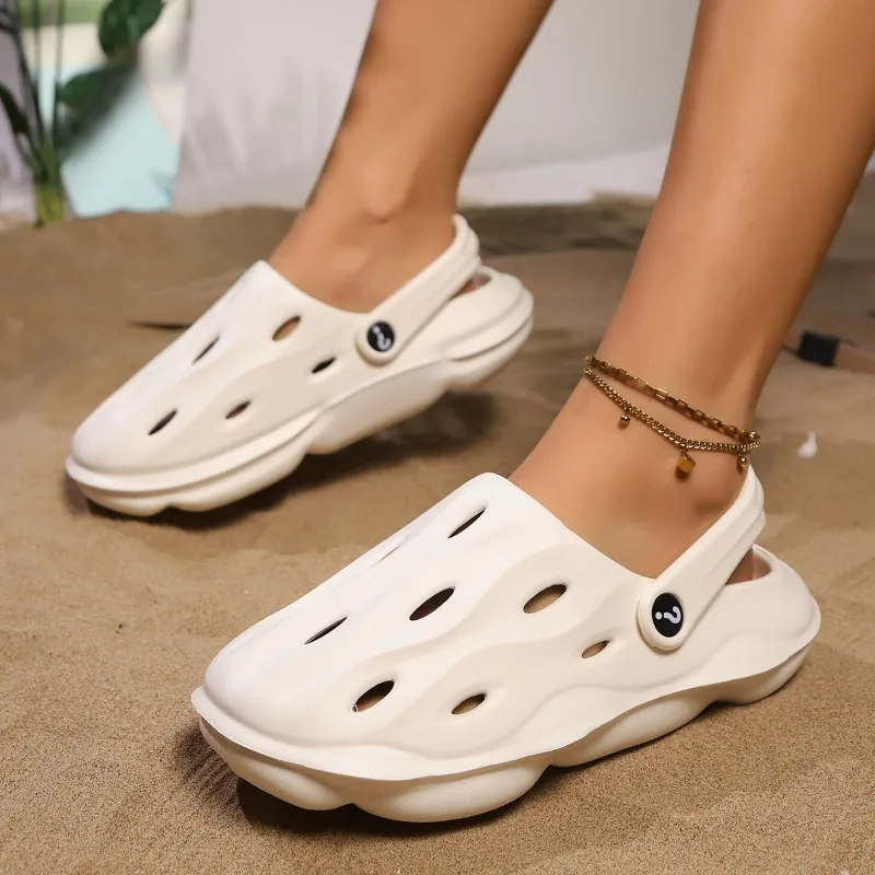 男性と女性のためのクラシックな防水下駄,庭の靴,病院の仕事,医療,夏,2025