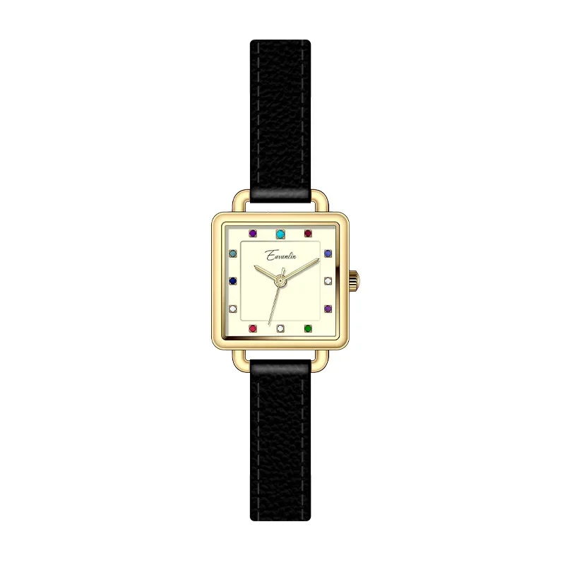 High Quality Ladies Casual Bracelet Watches Women's Simple Vintage Watches for Women Dial Wristwatch Leather Strap Wrist Watch