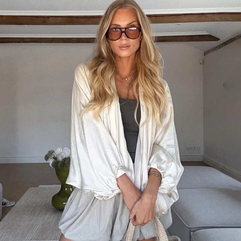 

Talenza женские модные пальто осенние однотонные рюши свободные куртки-пилоты с длинными рукавами повседневная офисная женская уличная одежда новая женская верхняя одежда