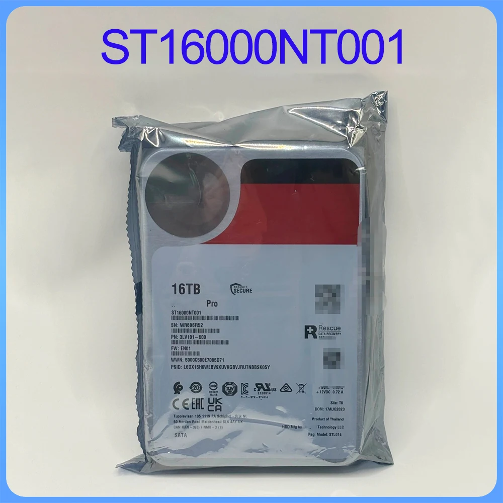 

FOR Seagate Pro 16TB Internal 7200RPM 3.5" ST16000NT001 Hard Drive