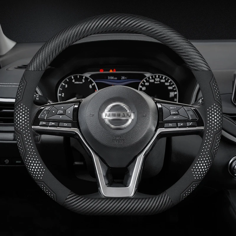 

Car Steering Wheel Cover For Nissan Qashqai Leaf X-Trail Tiida Sentra Teana Note Patrol Juke Micra Murano Sylphy Altima Maxima