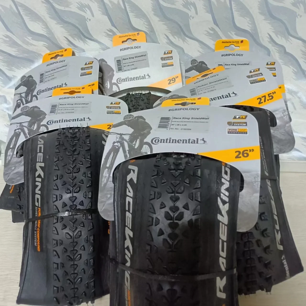 Continental 26 27,5 29 2,0 2,2 MTB Tire Race King Opona rowerowa Anti Puncture 180TPI Opona składana Opona do roweru górskiego X-king