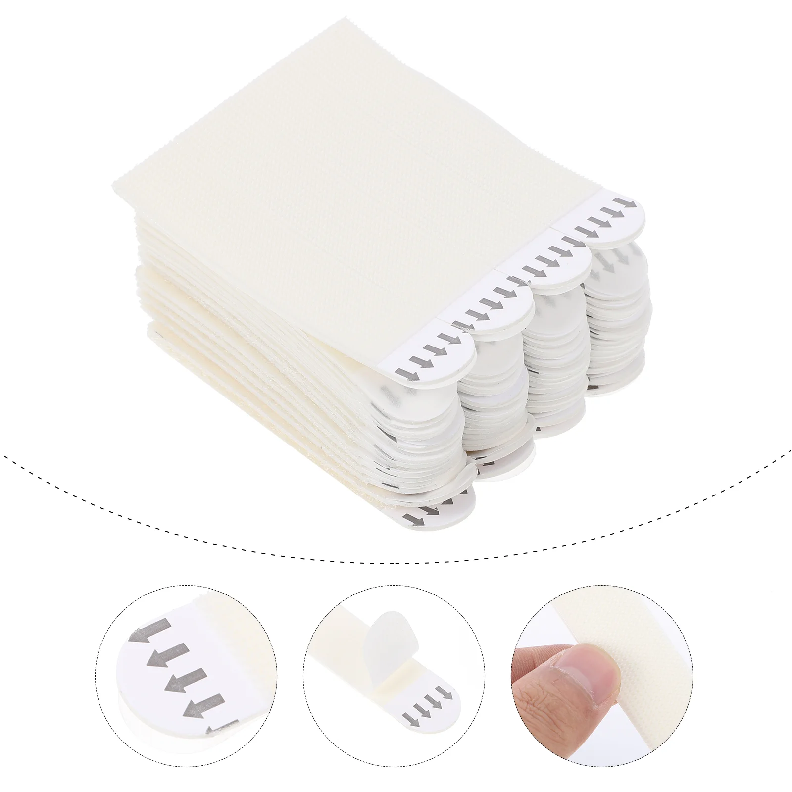 

30 Pairs No Nail Wall Hangers Sticky Picture Hanging Strips Hook Loop Mounting Tapes Heavy Duty