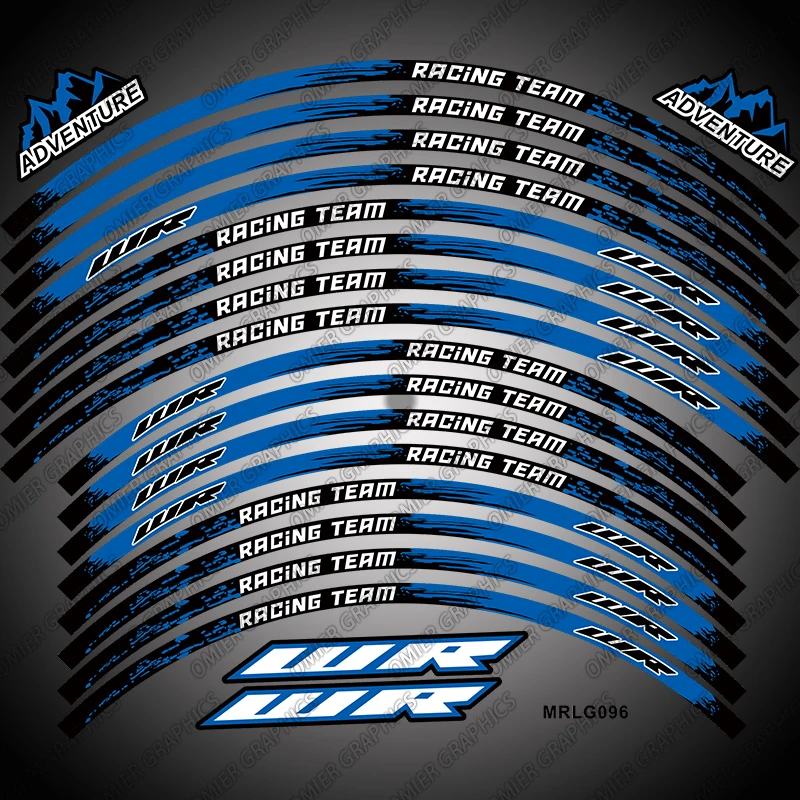 

Motorcycle Rim Wheel Hub Sticker Decals Reflective Accessories For WR250 WR 250 Husqvarna WR250R WR250F WR450F WR 250R 250F 450F