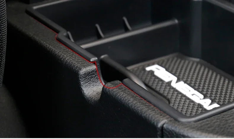 Für Jeep Renegade 2015-2018 2019 2020 2021 2022 2023 2024 2025 Auto Zentrale Armlehne Box Lagerung verstauen Aufräumen Container Fach – Detail 6