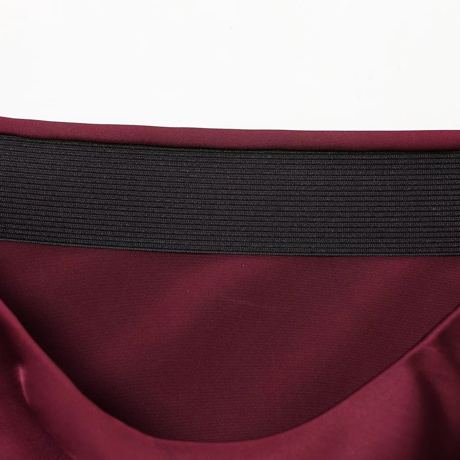 Winter New Arrival Simple Design Silk Satin Midi Skirt High Waist A-Line Straight Cut Women's Fashion Casual Polyester Fiber